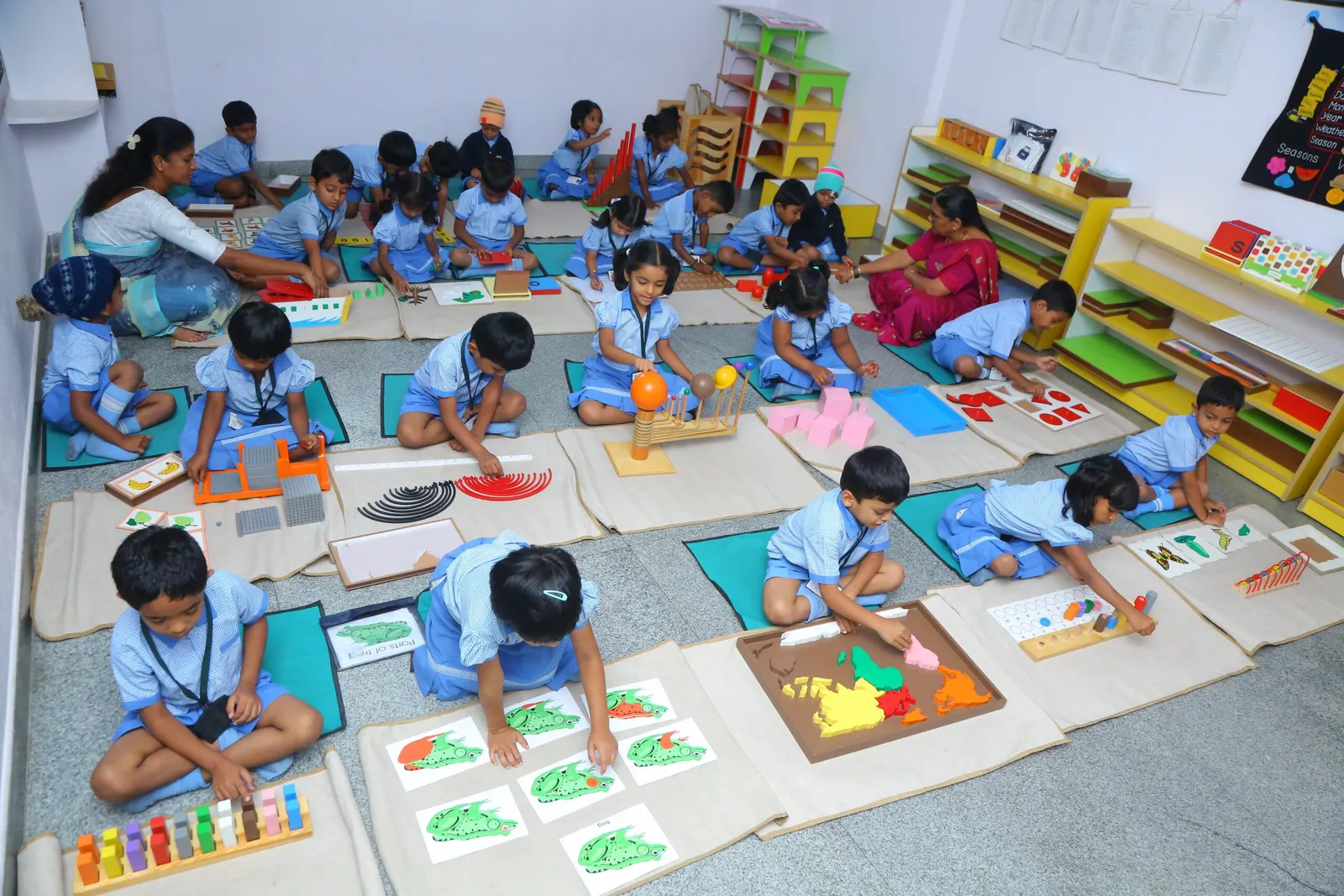 Montessori lab at the Nursery Wing