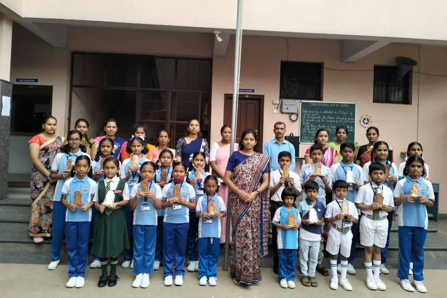 Primary wing students on Sports Day